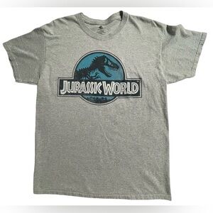 Jurassic World Dinosaur Graphic Gray T-Shirt Men’s Large